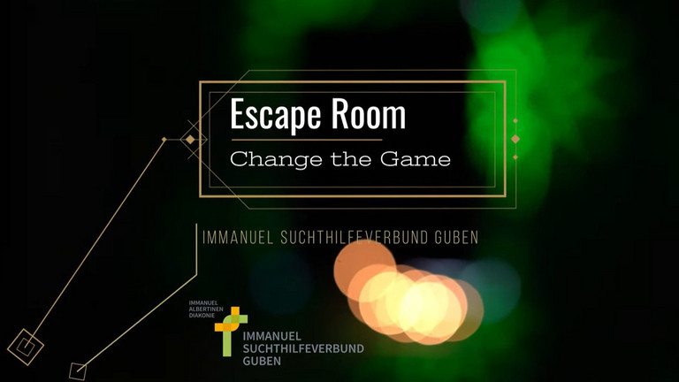Das Titelbild des Projektes Escape Room: Change the Game der Immanuel Suchtberatung Guben Das Titelbild des Projektes Escape Room: Change the Game der Immanuel Suchtberatung Guben